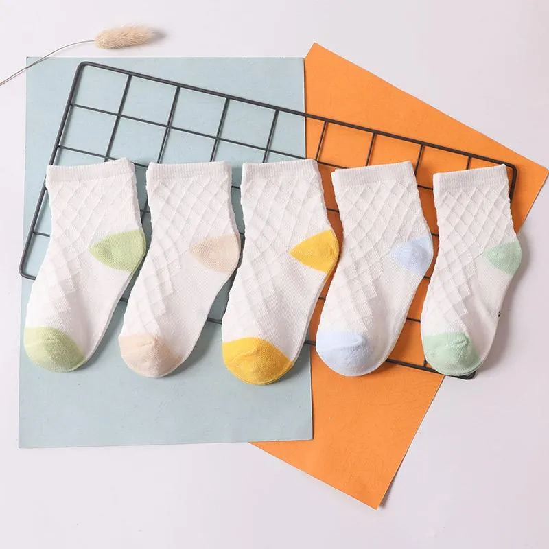 5-piece Cotton Mesh Socks