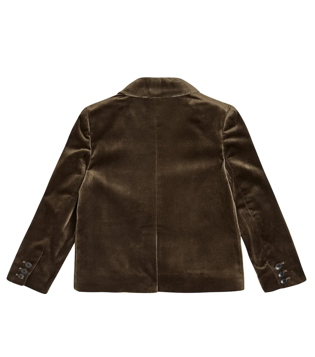 Adam Bonpoint Double Breasted Velvet Jacket, Brown