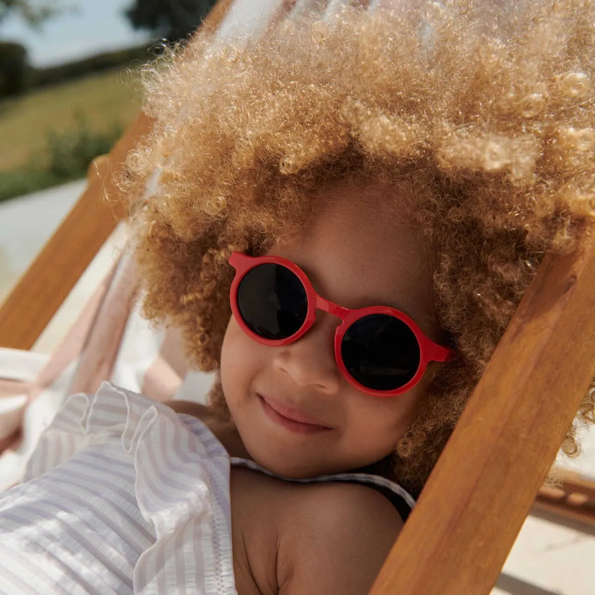 Baby & Kids Sunglasses, Round ''Apple Red''