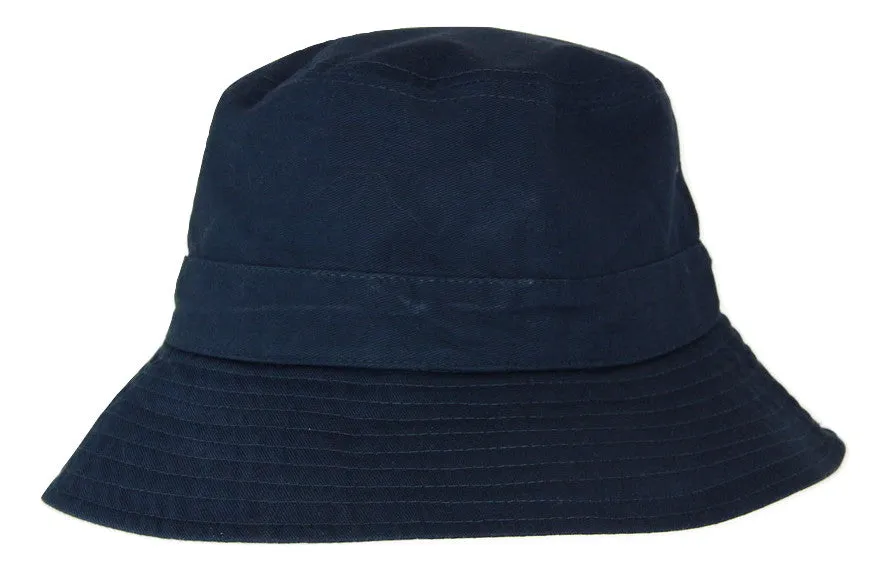 Cancer Council Jester Cotton Bucket Hat - Navy/White