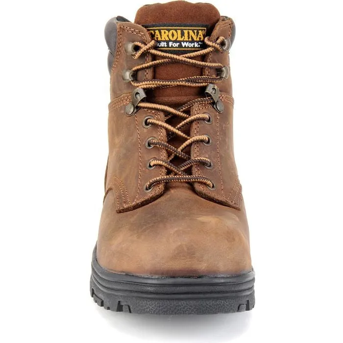 Carolina Men's Engineer 6" Soft Toe WP Slip Resist Work Boot -Brown- CA3026