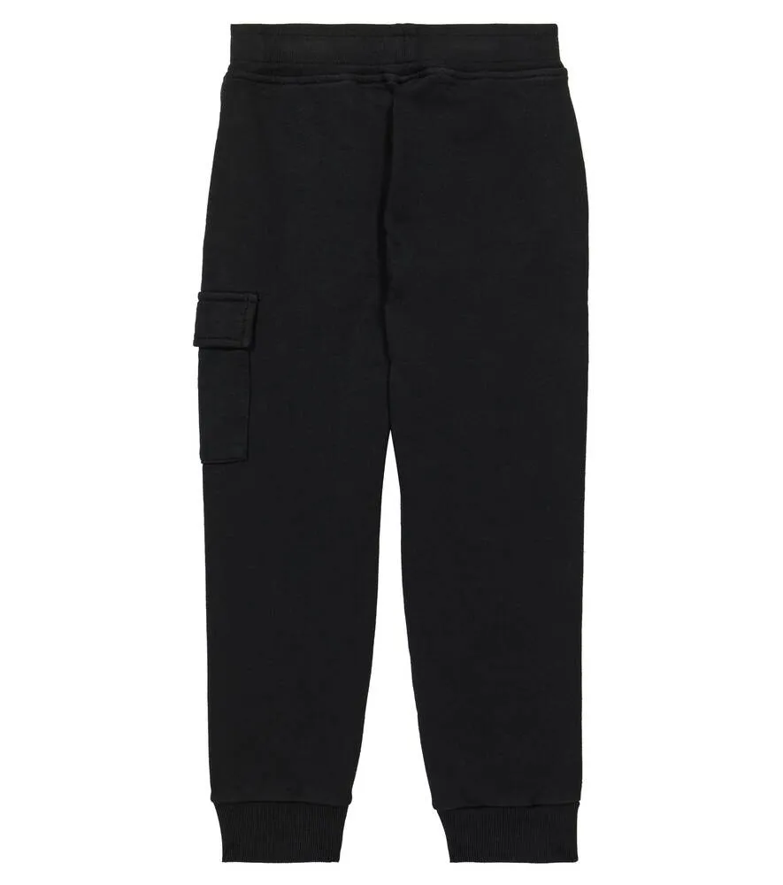 Ccotton fleece sweatpants. COMPANY KIDS, black