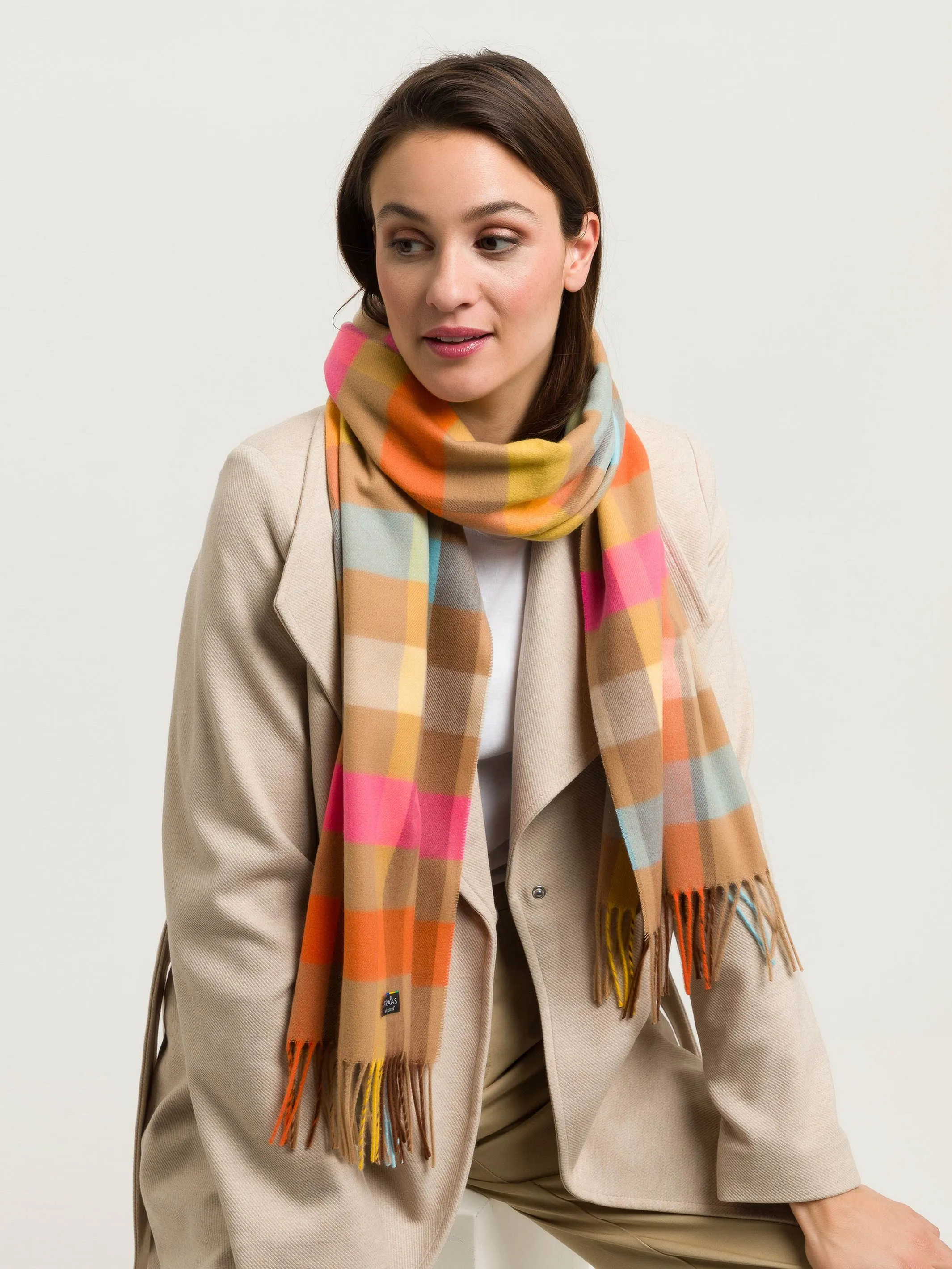 Check Plaid Cashmink Scarf