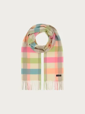 Check Plaid Cashmink Scarf