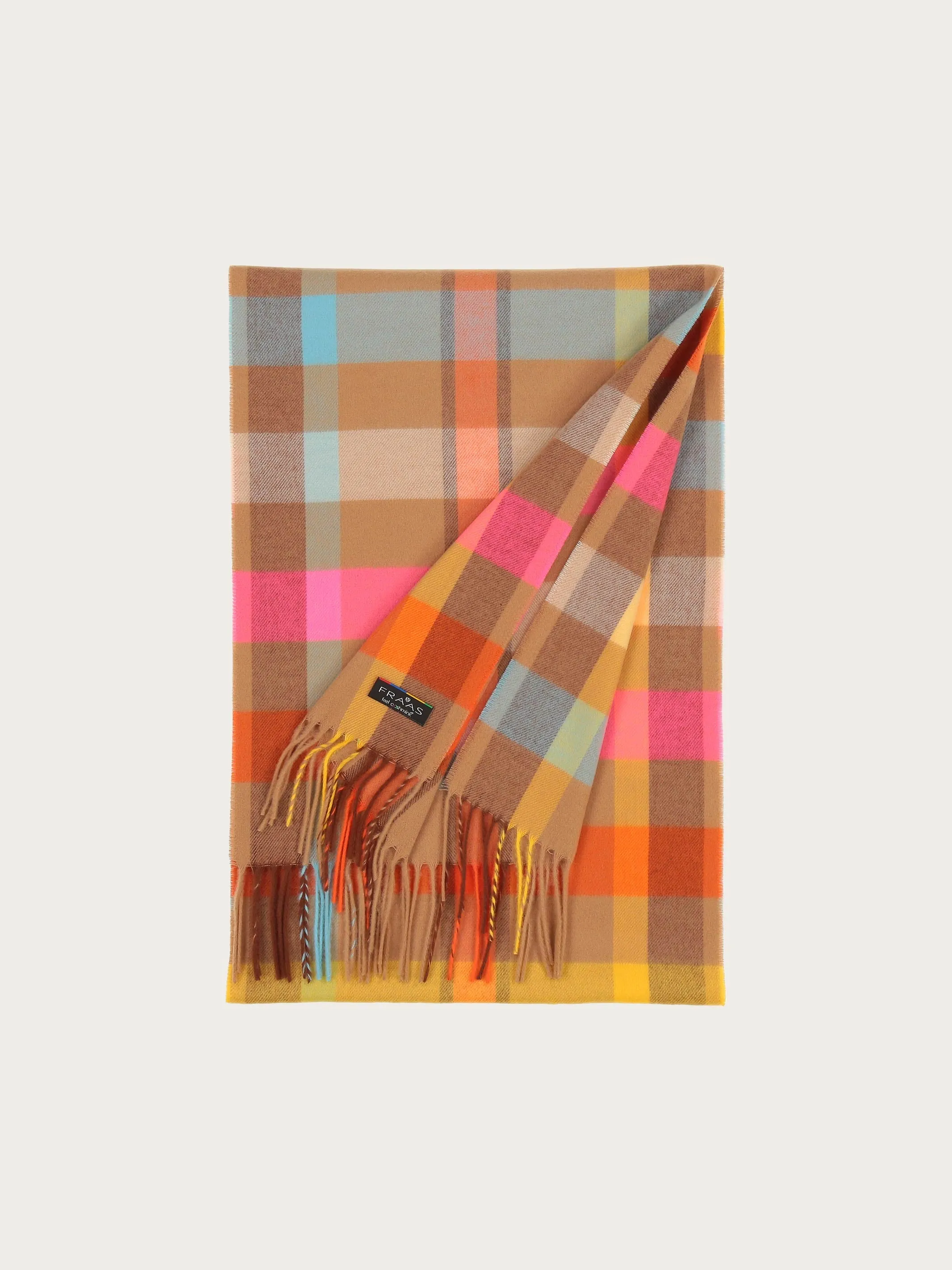 Check Plaid Cashmink Scarf