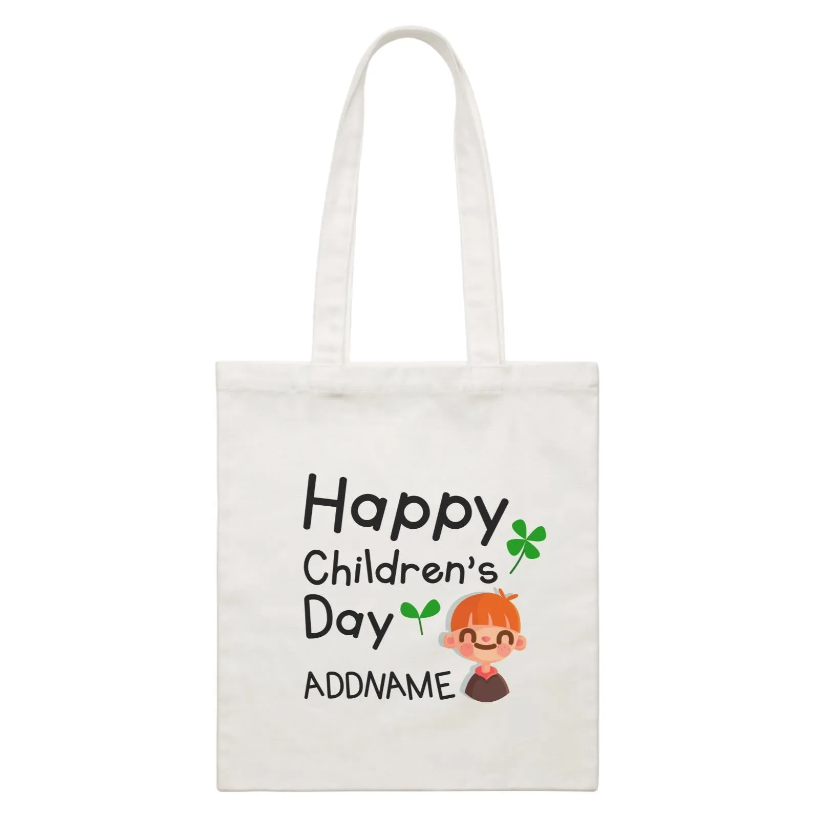 Children's Day Gift Series Happy Children's Day Cute Boy Addname  Canvas Bag