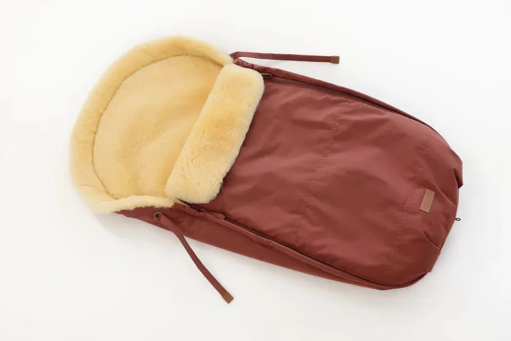 Children's Sheepskin Envelope (Marsala)