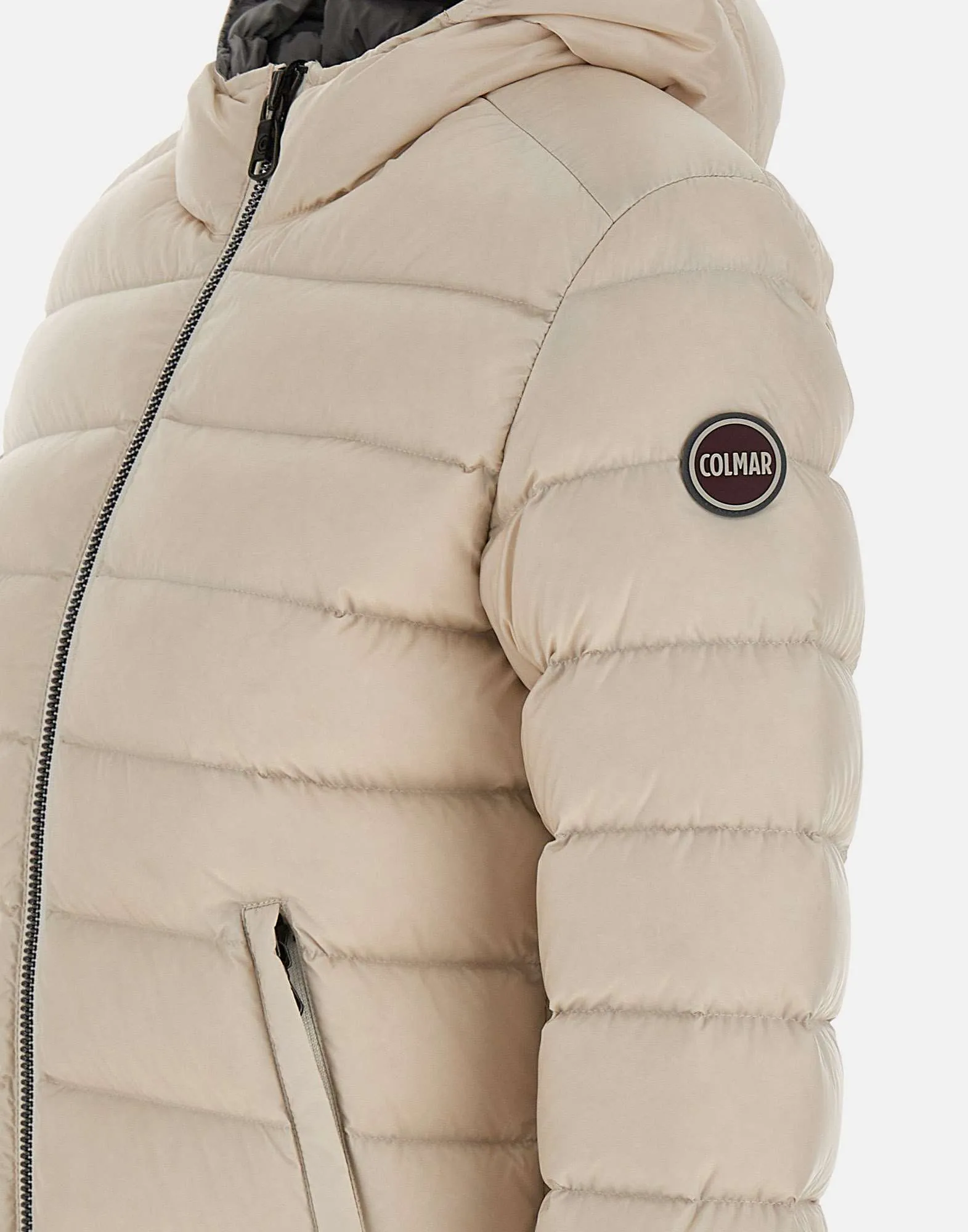 Deluxe Women's Down Jacket in Ivory