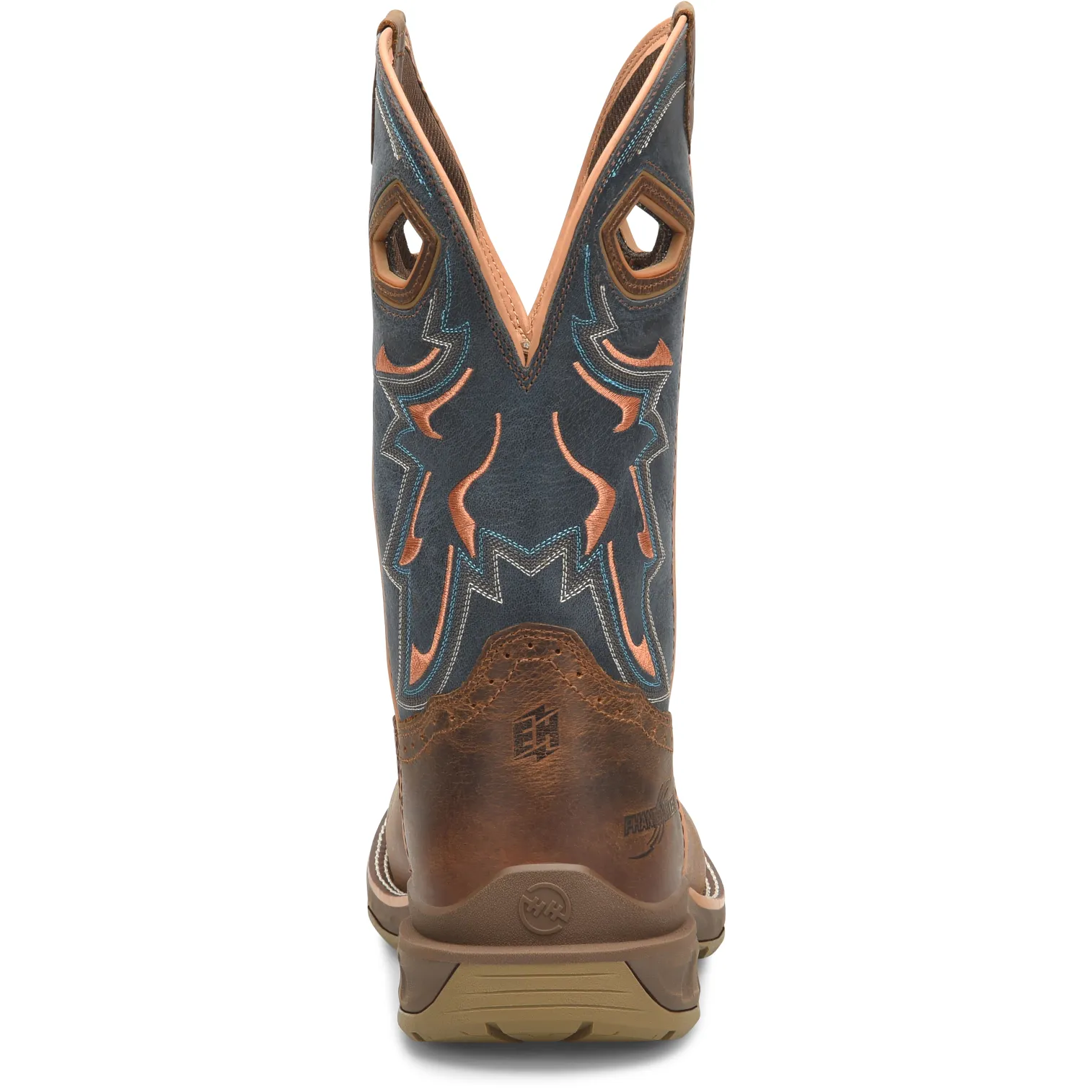 Double H Men's Troy 11" Square Toe WP Western Work Boot Brown- DH5357