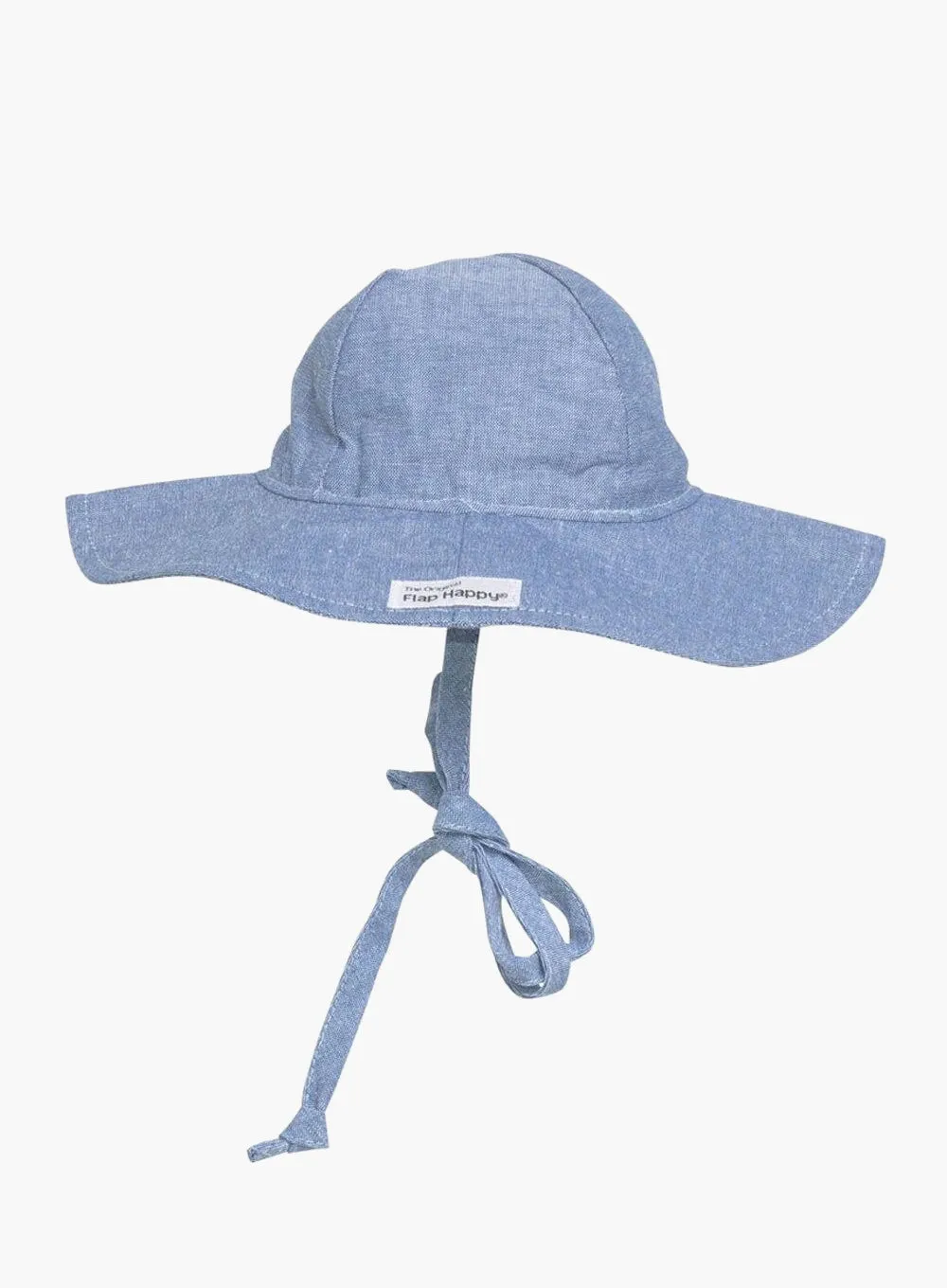 Flap Happy Floppy Hat in Chambray