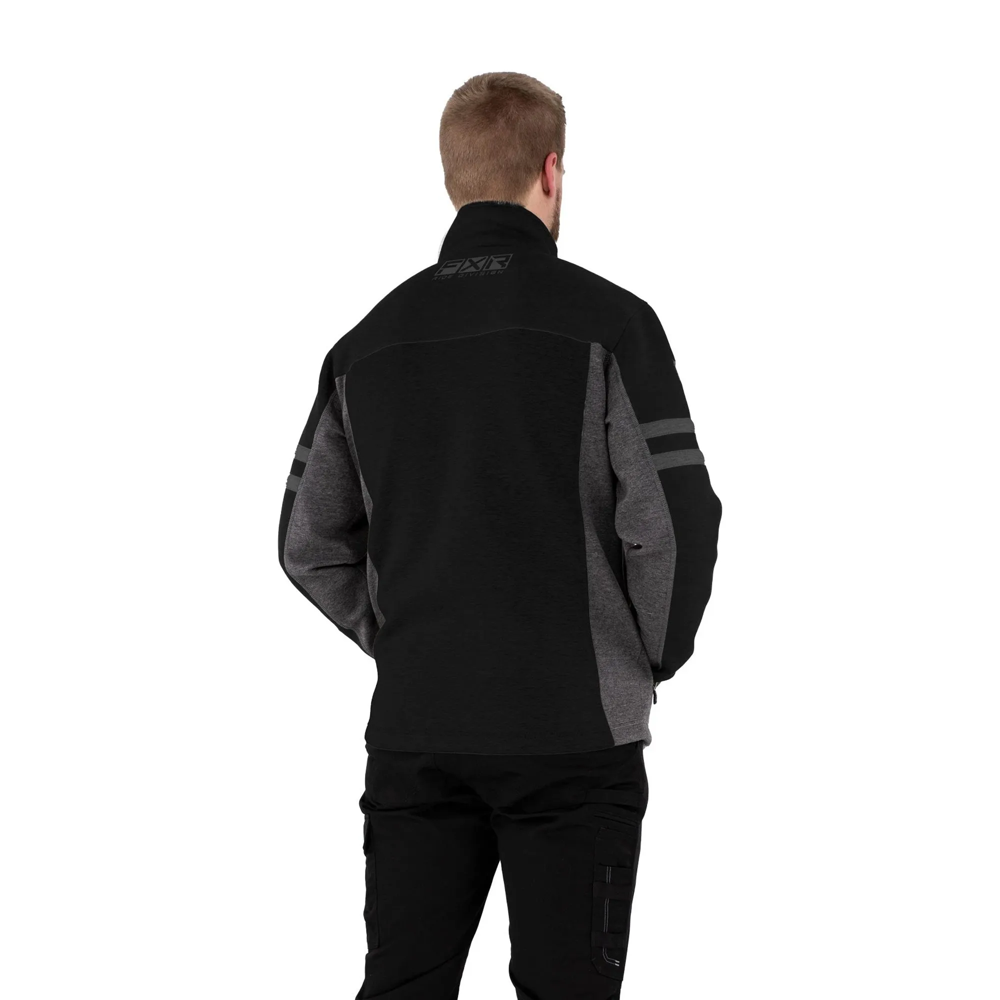 FXR  Black Ops Elevation Tech Zip-Up Jacket Lightweight Warm Fleece Offroad