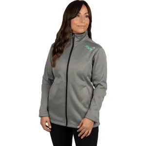 FXR Elevation Tech Zip Up Jacket Grey Heather/Mint