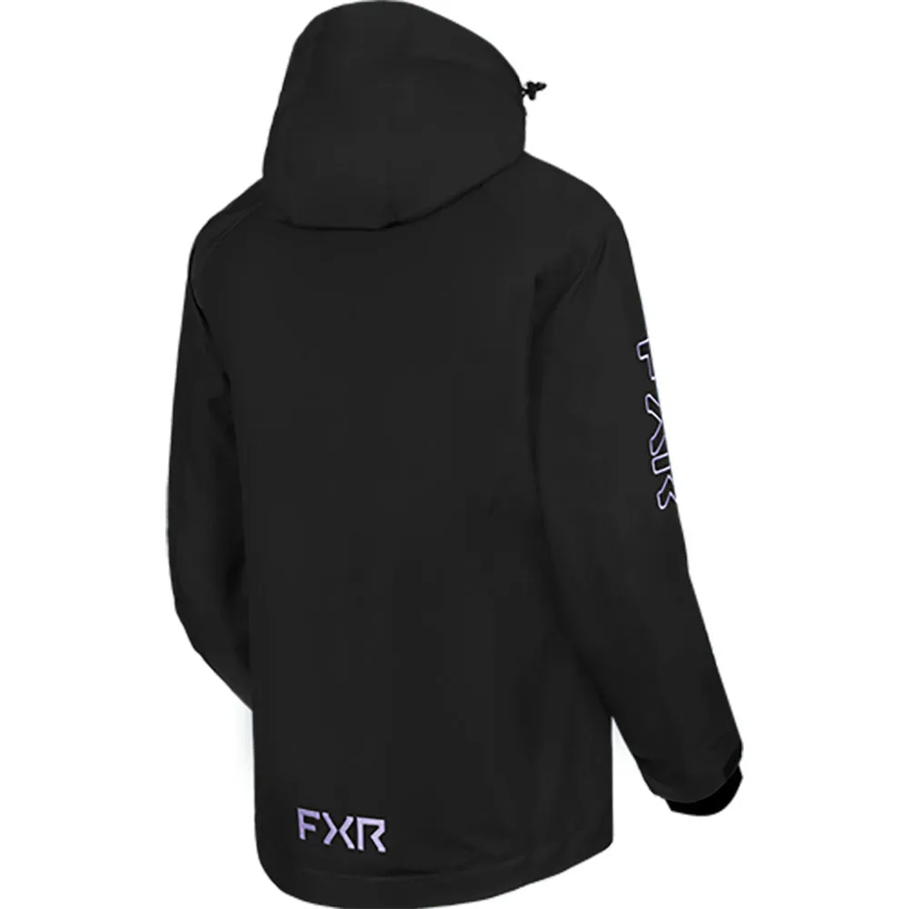 FXR Womens Fresh Snowmobile Jacket Black/Lilac