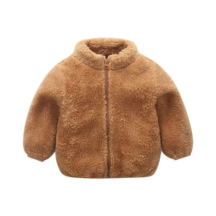 Girls' Jackets, Autumn And Winter New Children's Clothing, Children's Plush Outerwear