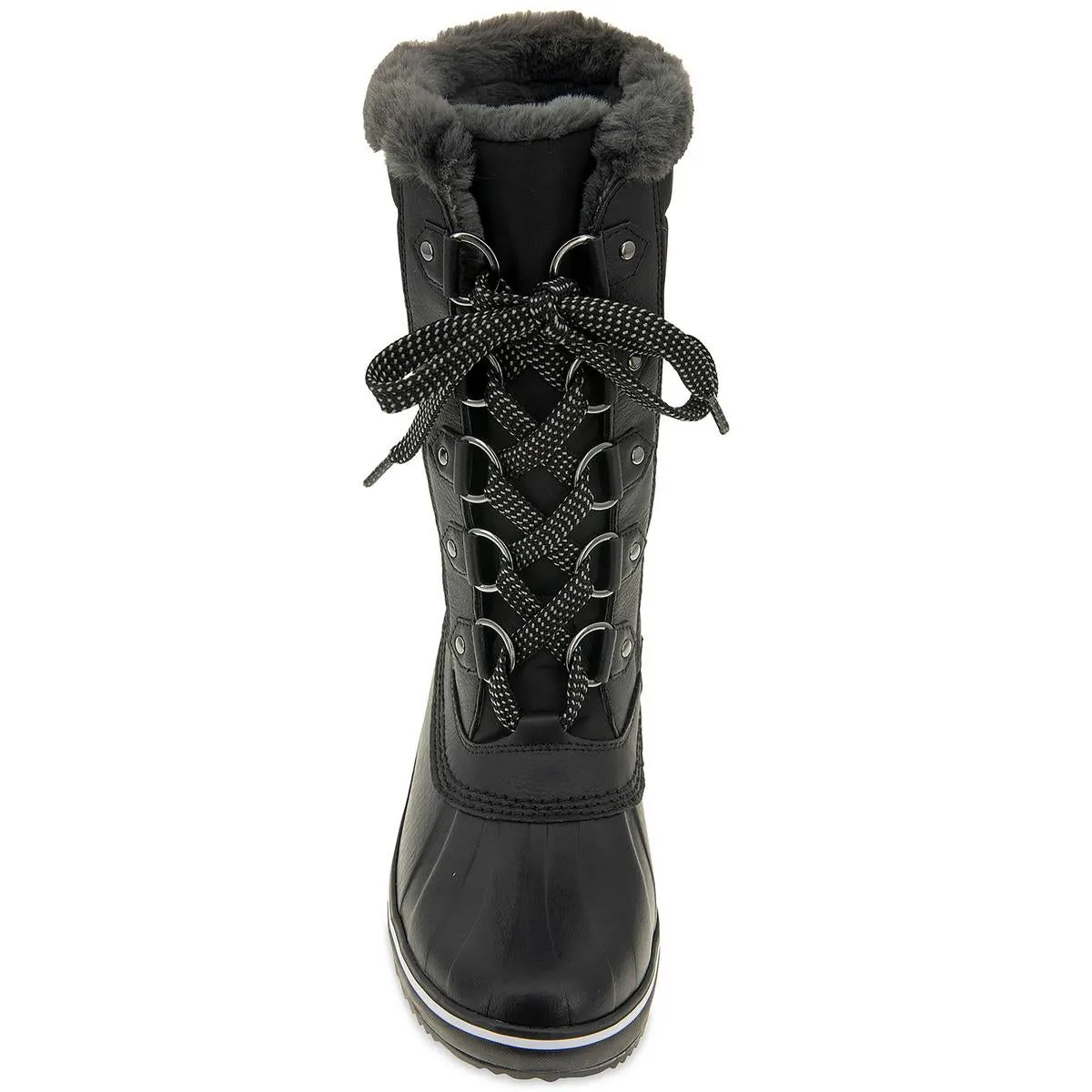 JBU by Jambu Womens Siberia  Leather Tie Winter & Snow Boots