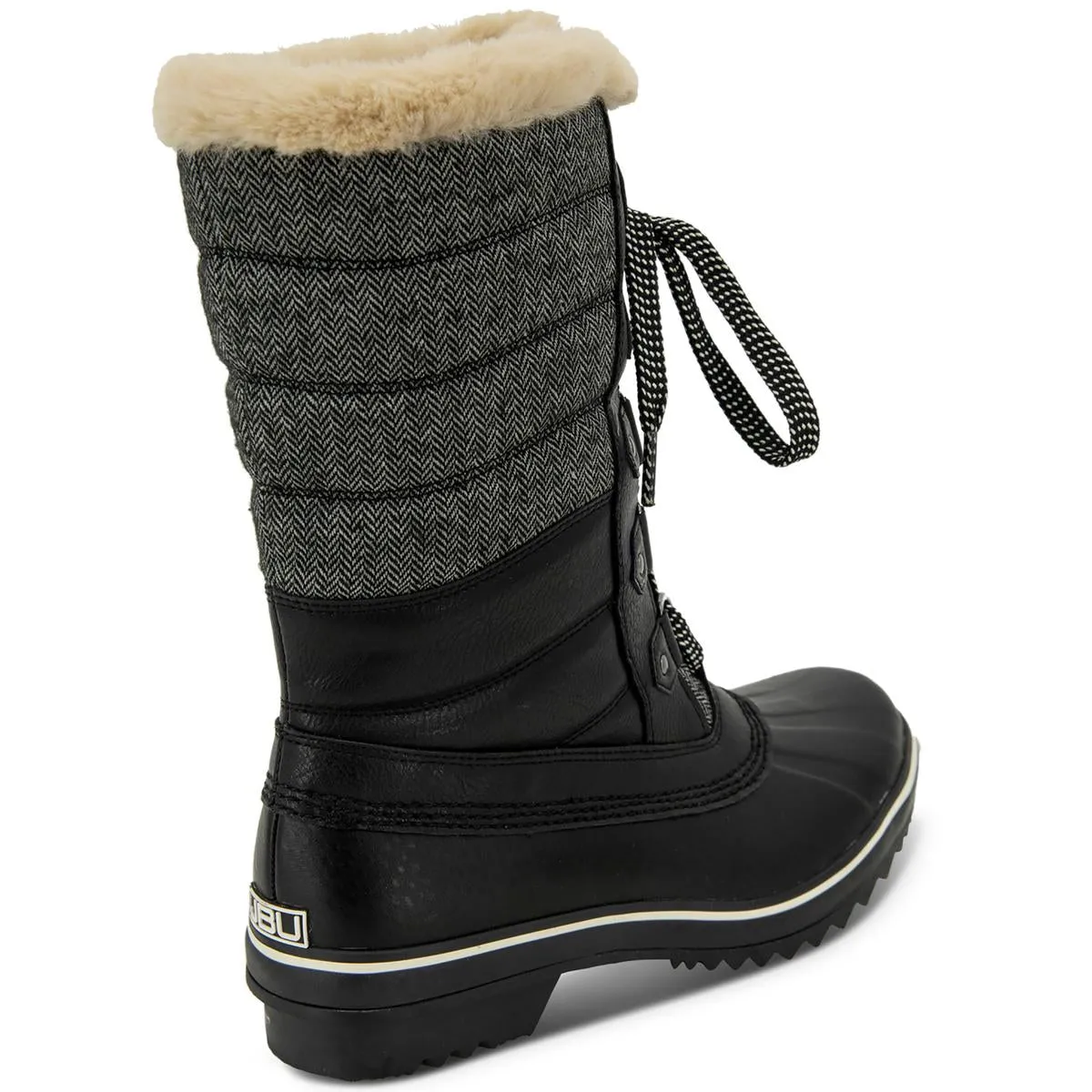 JBU by Jambu Womens Siberia  Leather Tie Winter & Snow Boots