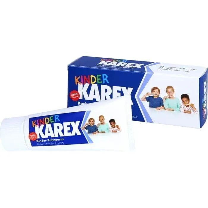 KAREX children's toothpaste, caries protection with hydroxyapatite