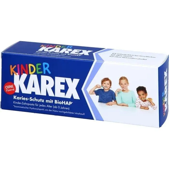 KAREX children's toothpaste, caries protection with hydroxyapatite