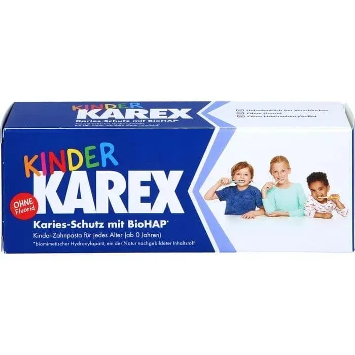 KAREX children's toothpaste, caries protection with hydroxyapatite