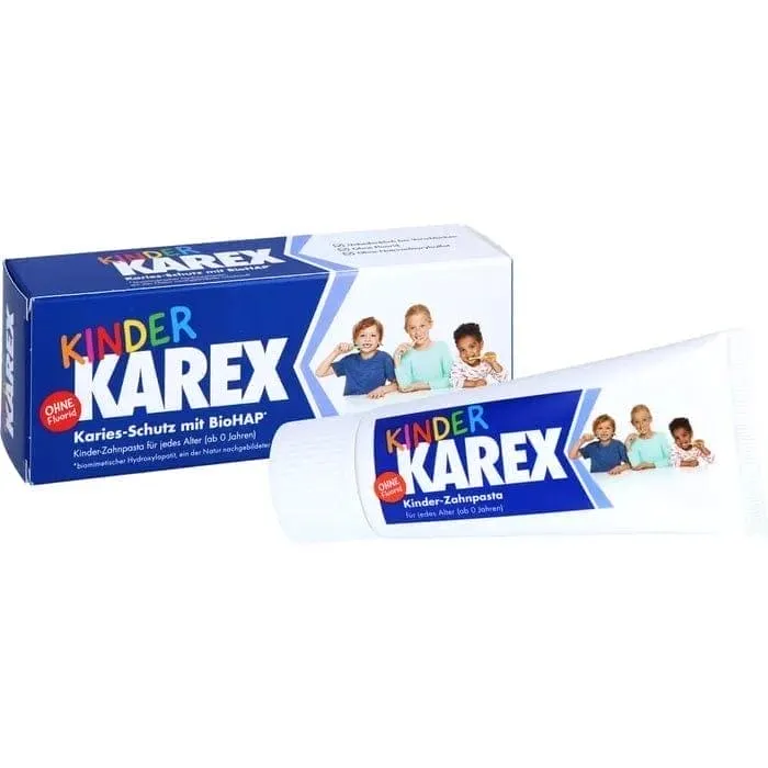 KAREX children's toothpaste, caries protection with hydroxyapatite