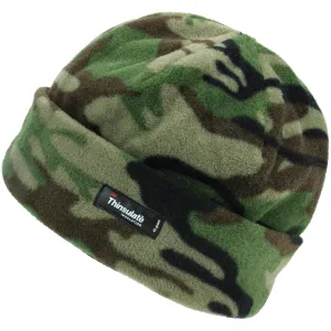 Kids Camo Fleece Hat