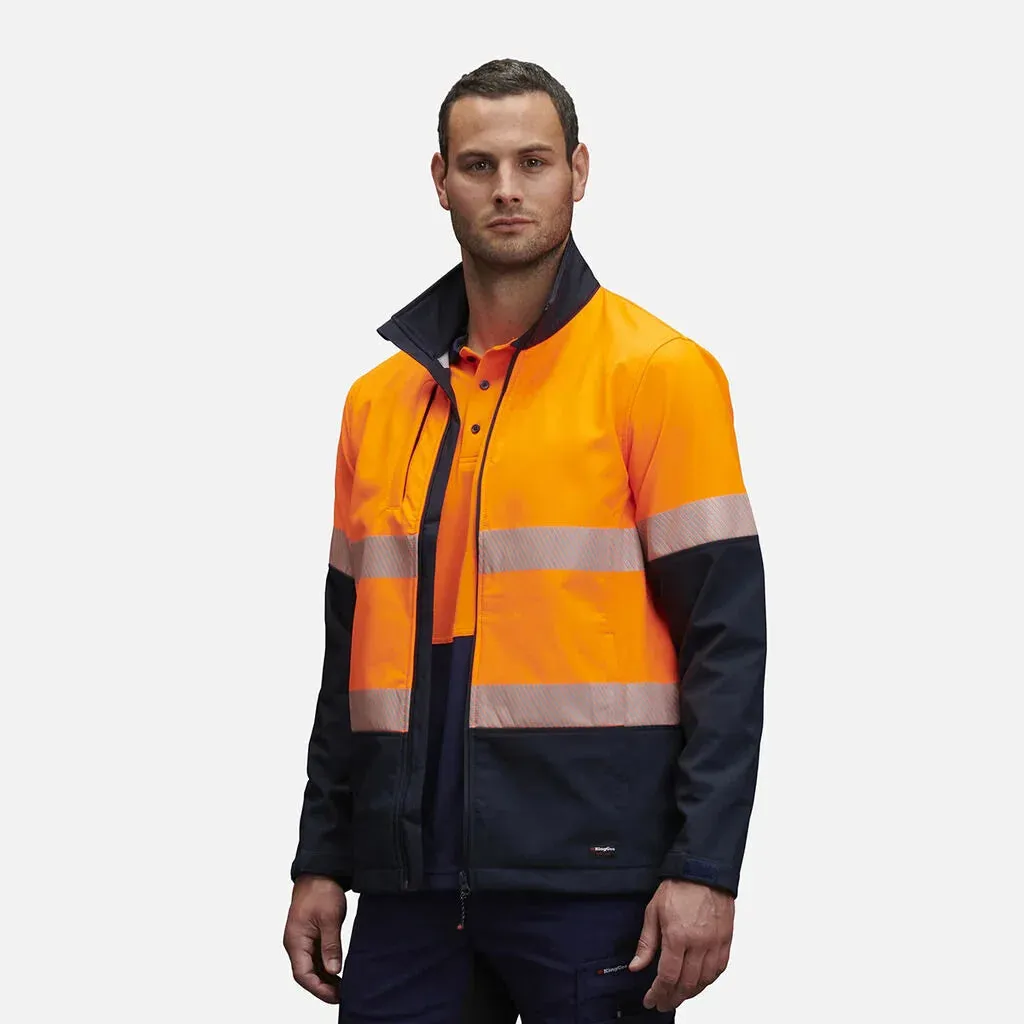 King Gee Hi-Vis Reflective Ripstop Softshell Jacket (K05002)