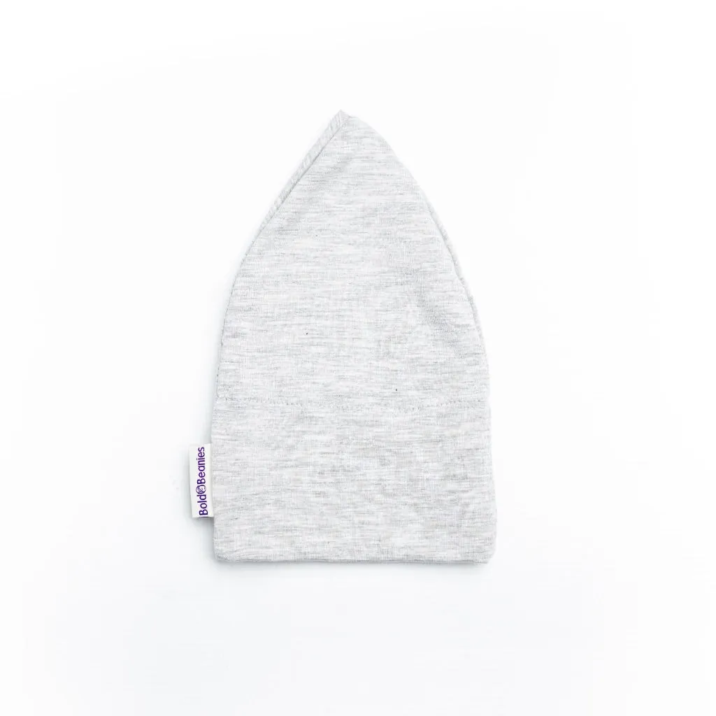 Light Grey Plain Kids Chemo Hat- Unisex