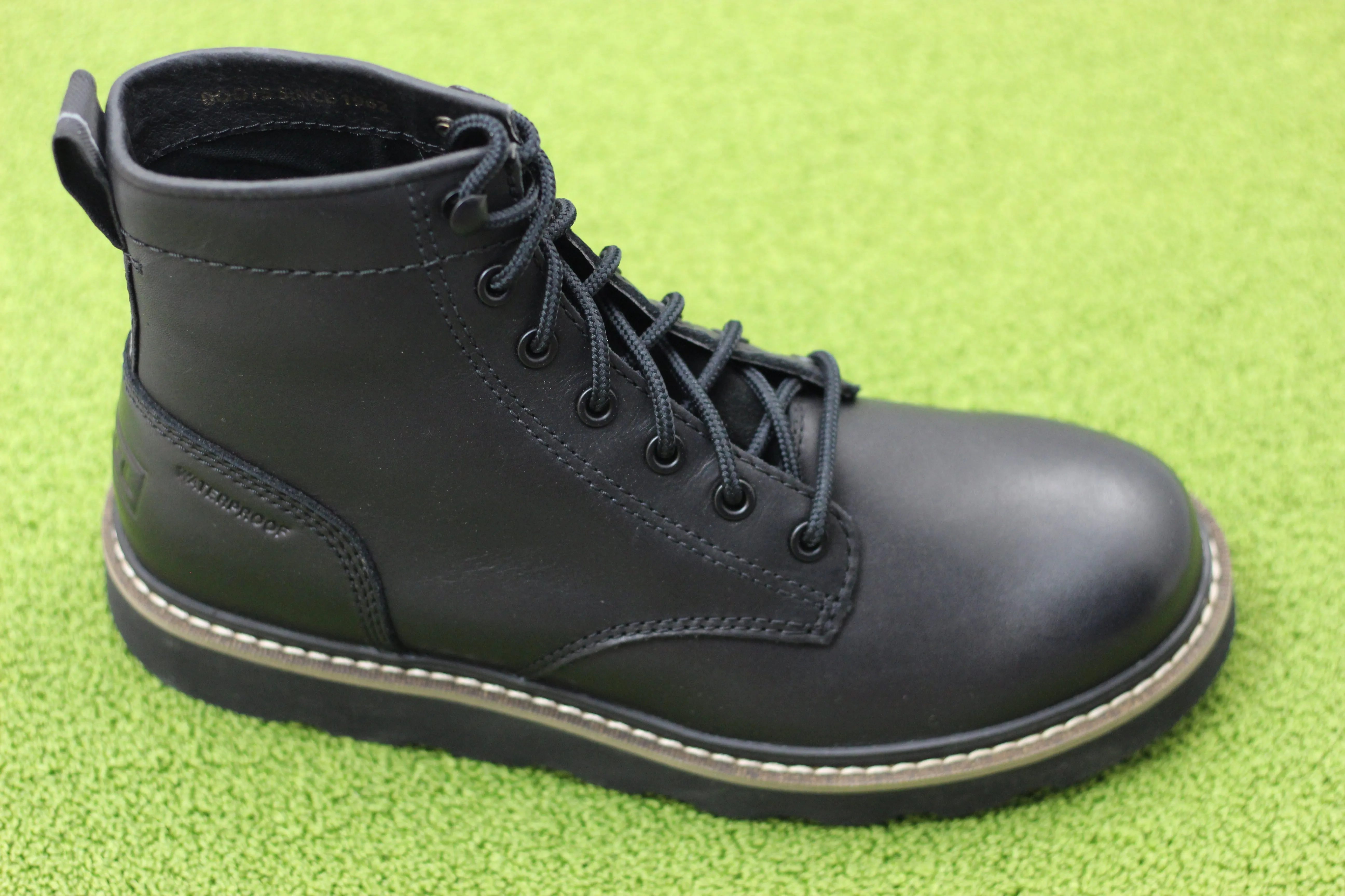 Mens Slabtown Six WP Boot - Black Leather