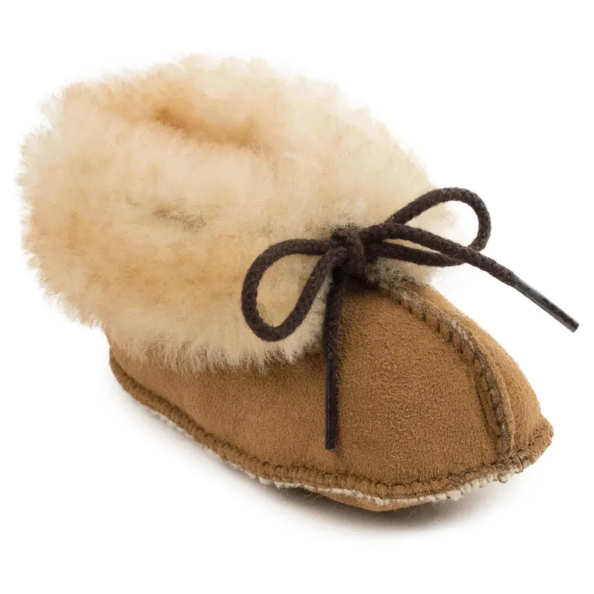 Minnetonka Sheepskin Bootie - Infant Slippers