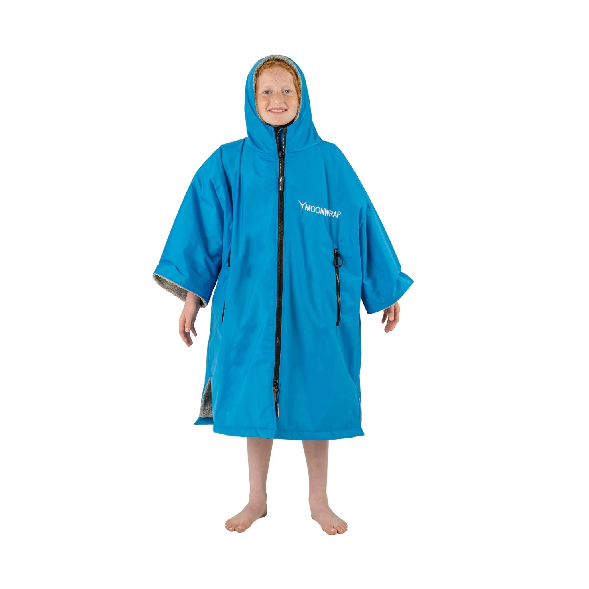 Moonwrap Kids Changing Robe Electric Blue