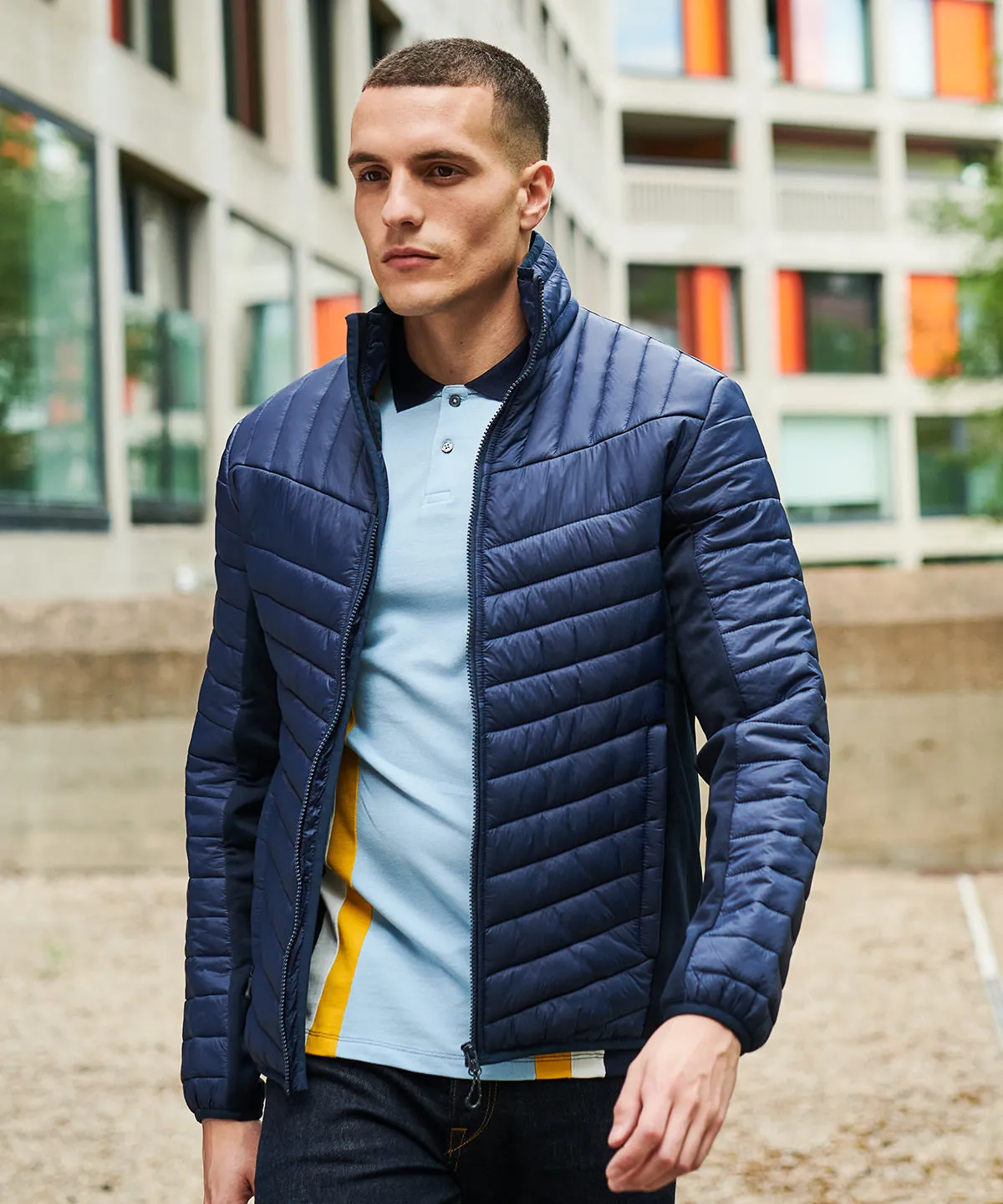 Navy - Tourer hybrid jacket