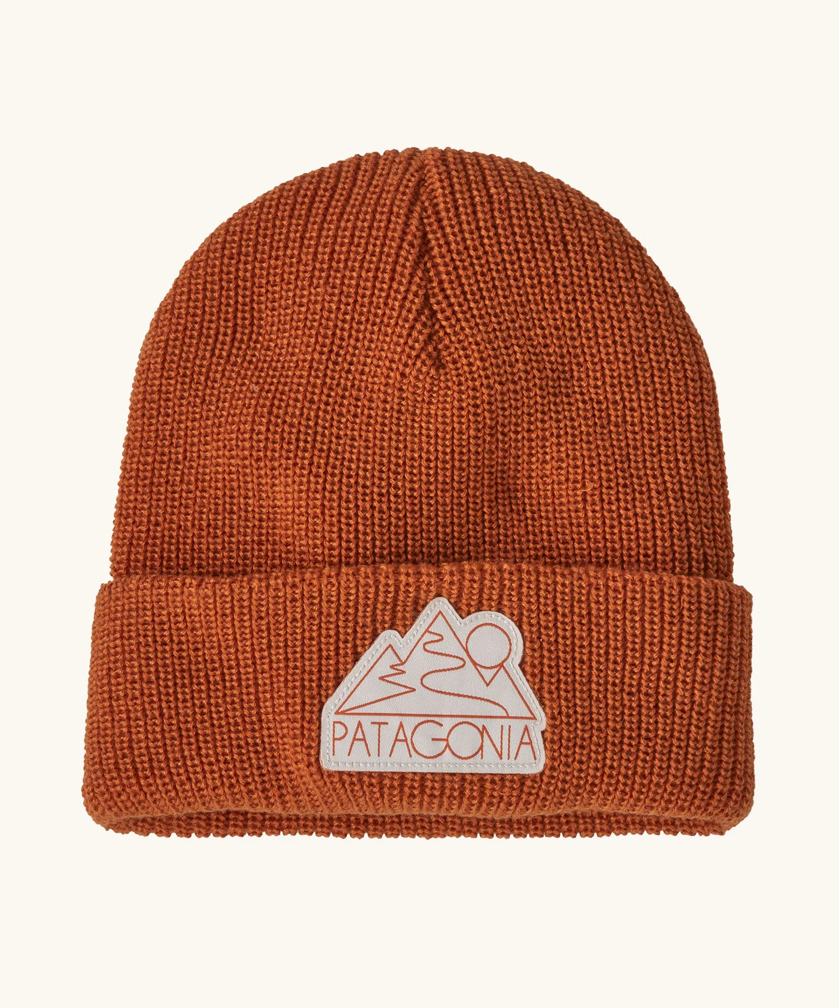 Patagonia Kids Logo Beanie Hat Redtail Rust