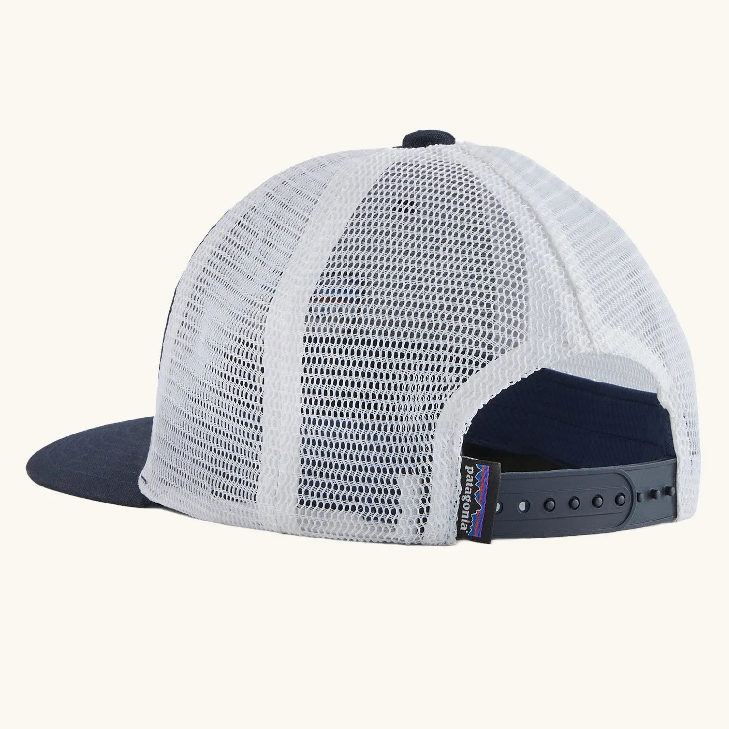 Patagonia Kids Trucker Hat Baseball Cap - P6 Logo: Navy Blue