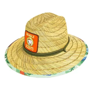 Peter Grimm Peanuts Beagle Scouts Junior - Childrens Lifeguard Straw Hat