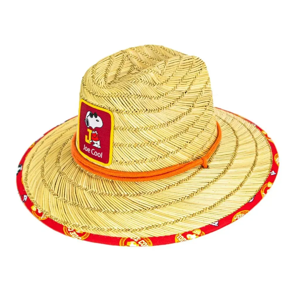 Peter Grimm Peanuts Joe Cool Junior - Childrens Straw Lifeguard Hat