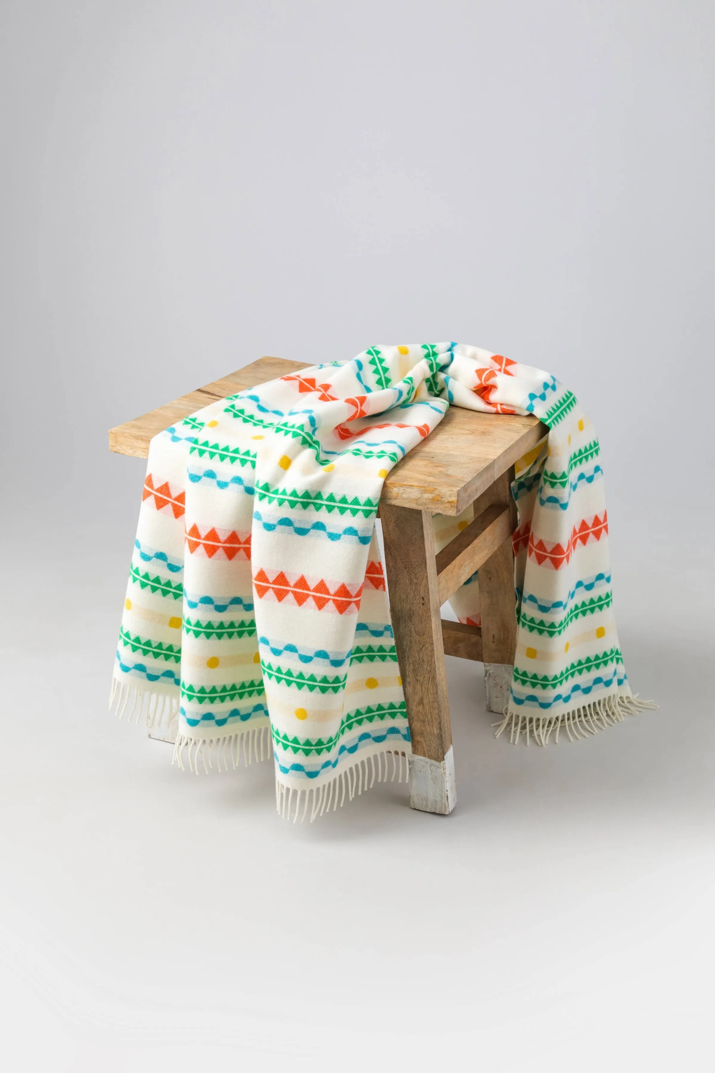 Purled Fringe Children's Blanket