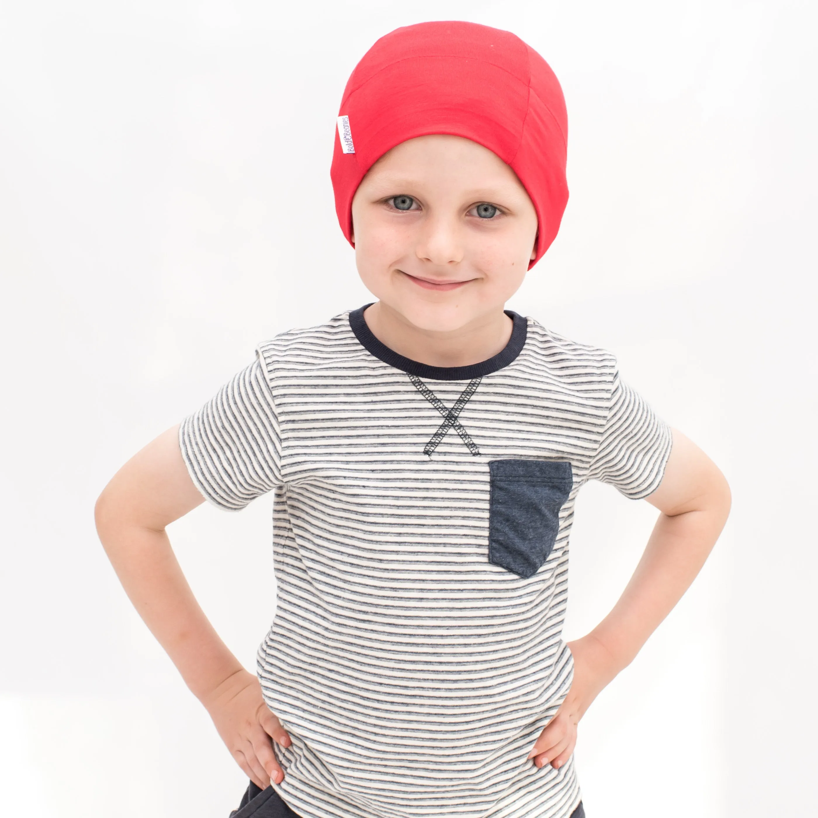 Red Boy Chemo Beanie Hat Unisex