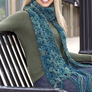 Red Heart Crochet Give Me Warmth Scarf