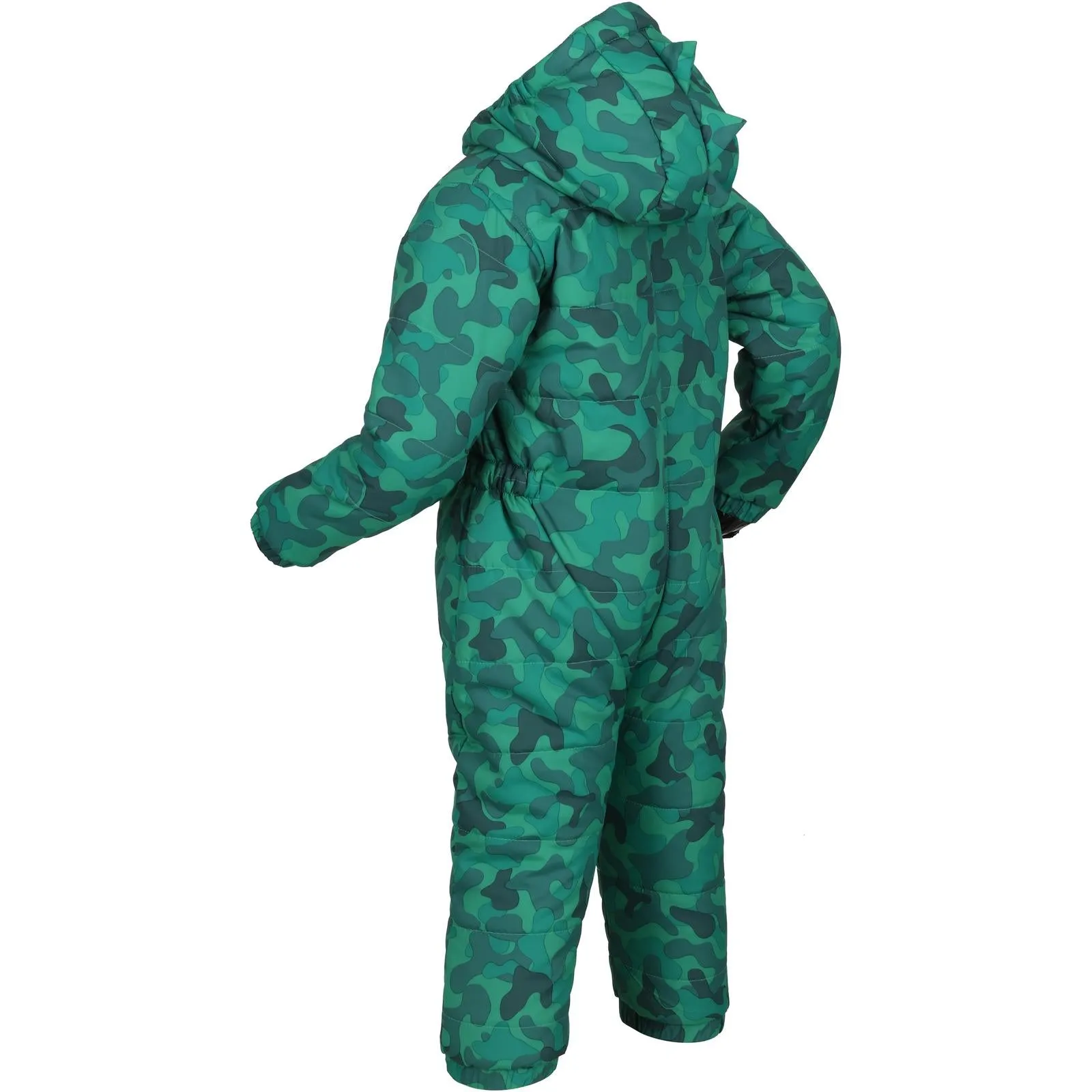 Regatta Kids Penrose Fullzip Insulated Fleece Lined Hood Puddle Suit