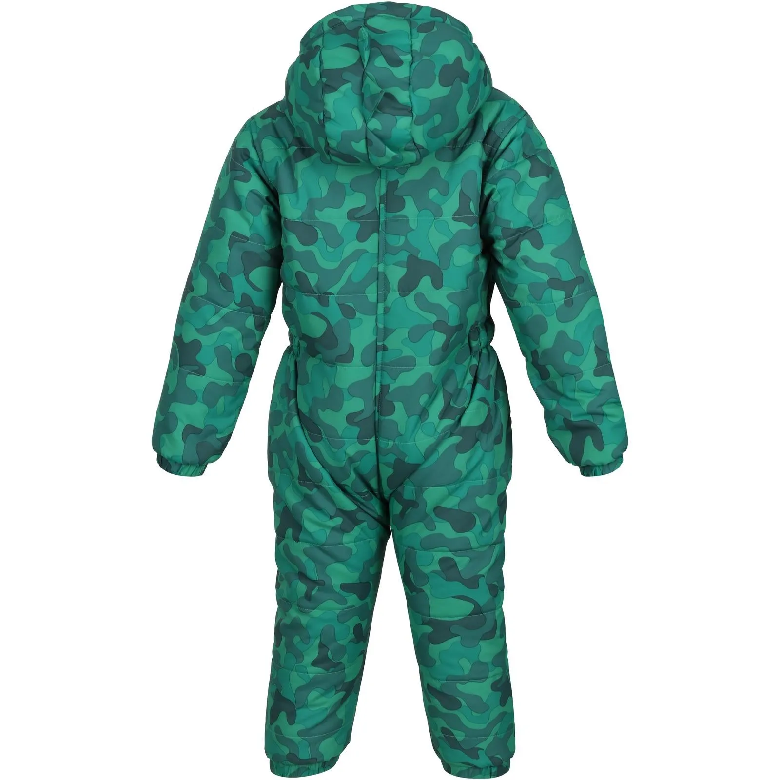 Regatta Kids Penrose Fullzip Insulated Fleece Lined Hood Puddle Suit