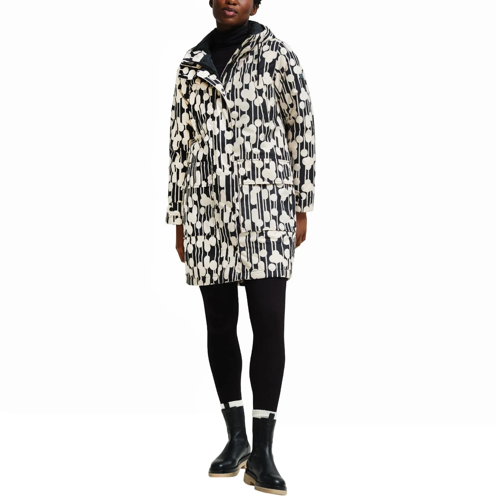 Regatta Womens Orla Kiely Waterproof Longline Parka Jacket