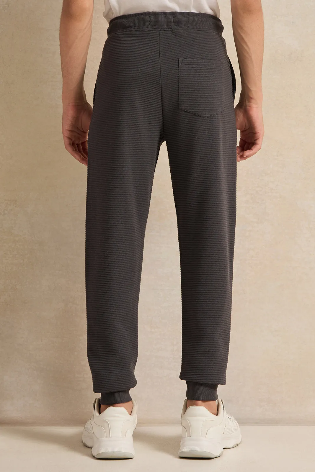 Senior Boys Brown Ottoman Active Pants