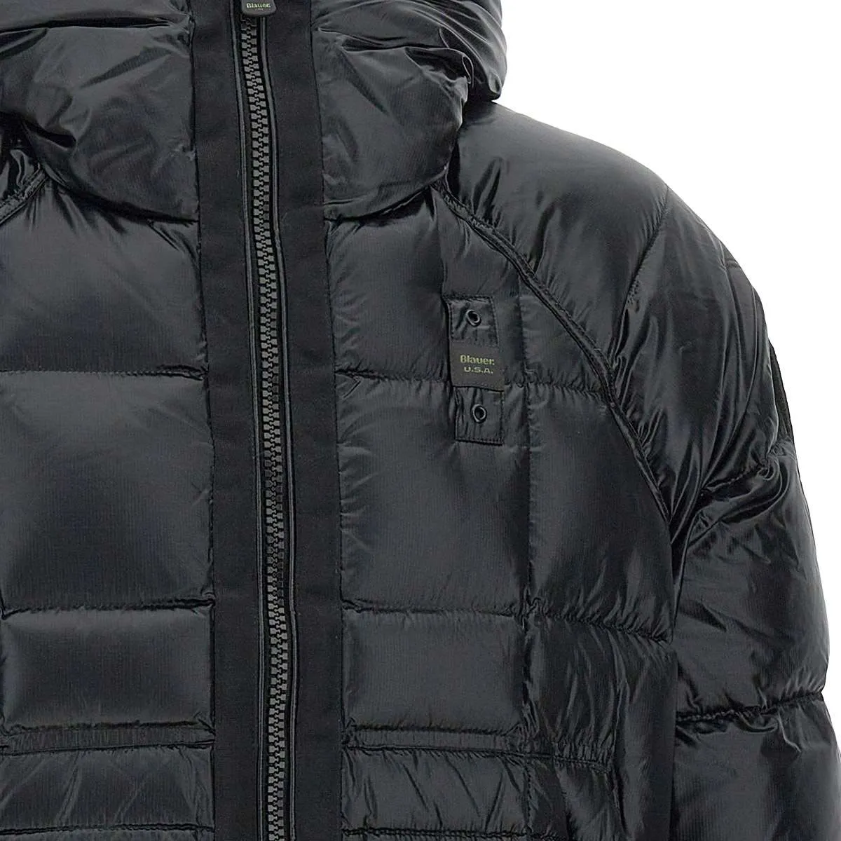 Seymour Black Down Jacket for Men