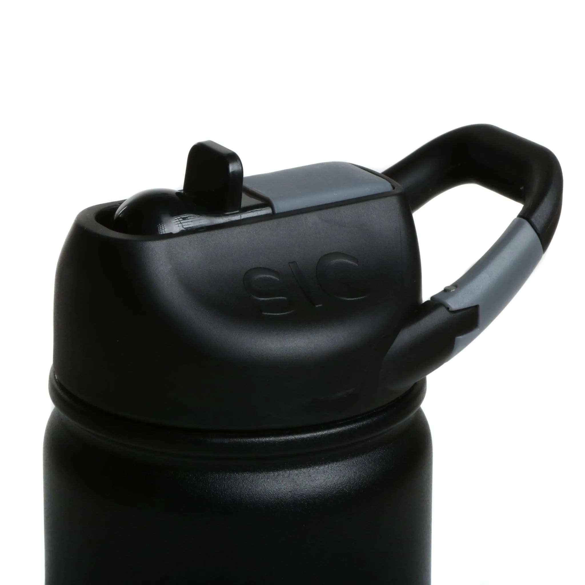 SIC Stainless Water Bottle: 12oz in Tuff Black