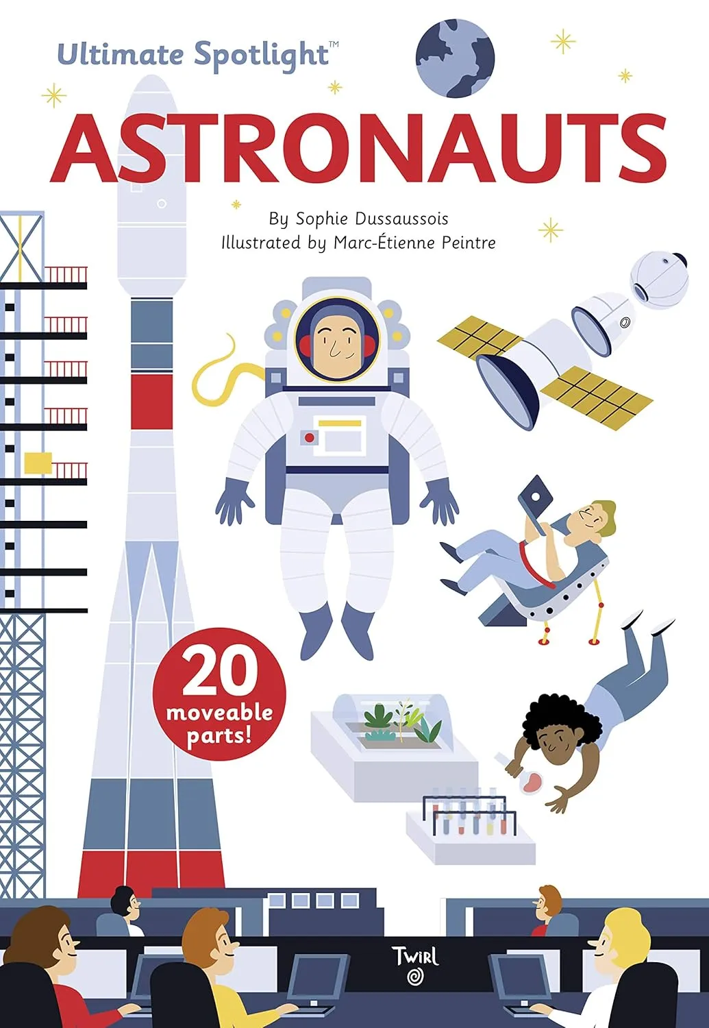 Ultimate Spotlight Astronauts Activity Book by Sophie Dussausois