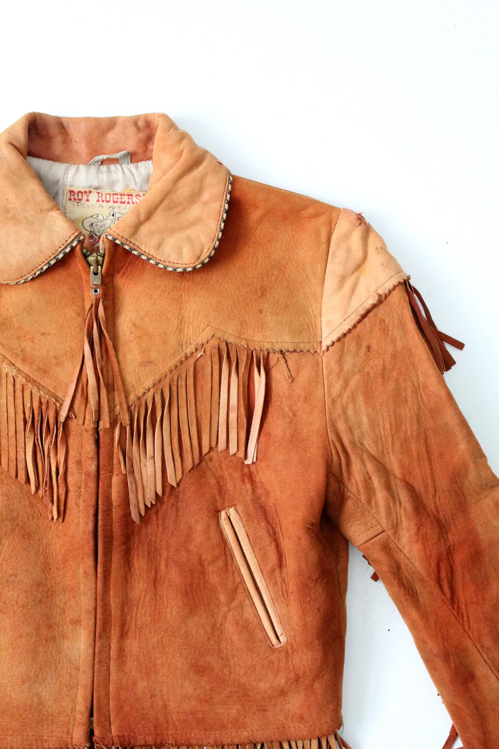 vintage 1950s Roy Rogers leather children's jacket