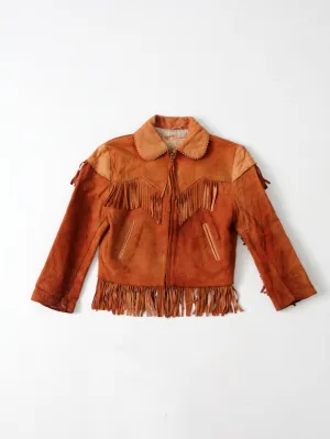 vintage 1950s Roy Rogers leather children's jacket