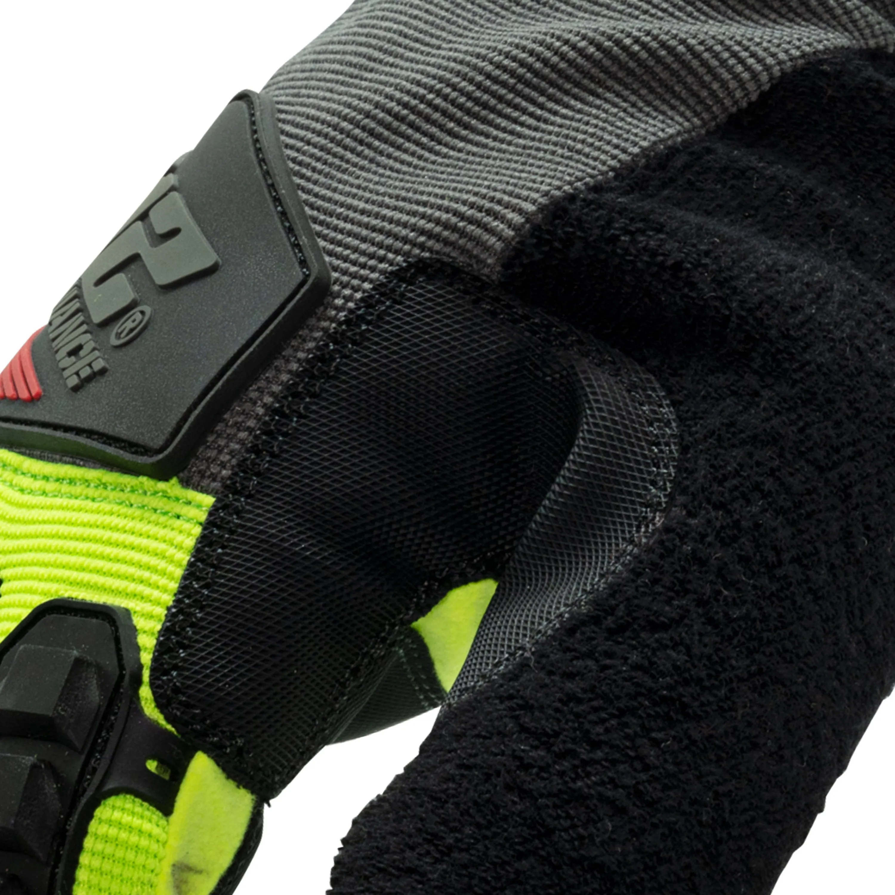 Waterproof Fleece Lined Impact and ANSI A3 Cut Resistant Tundra Winter Work Gloves in Black