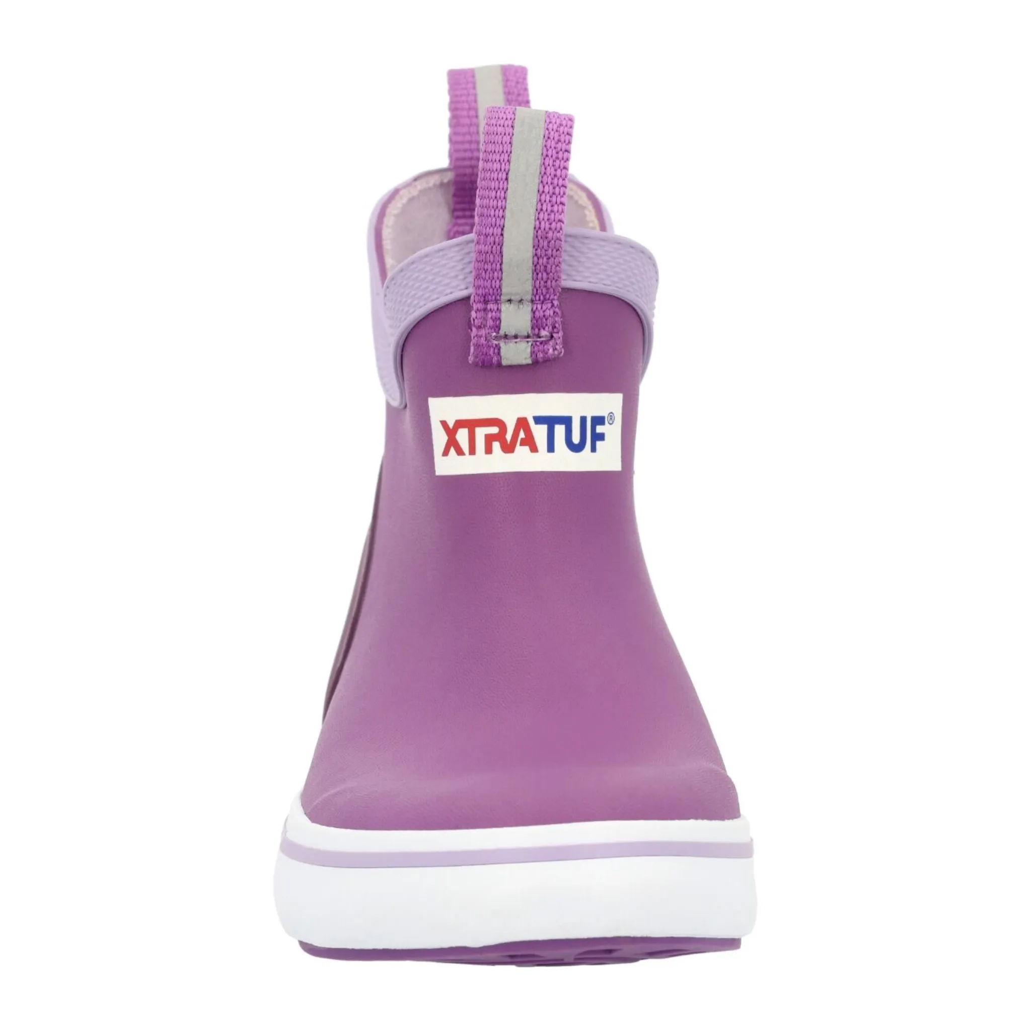 XTRATUF LITTLE KIDS DEWBERRY/PURPLE GUMDROP ANKE DECK BOOTS - XKAB500C