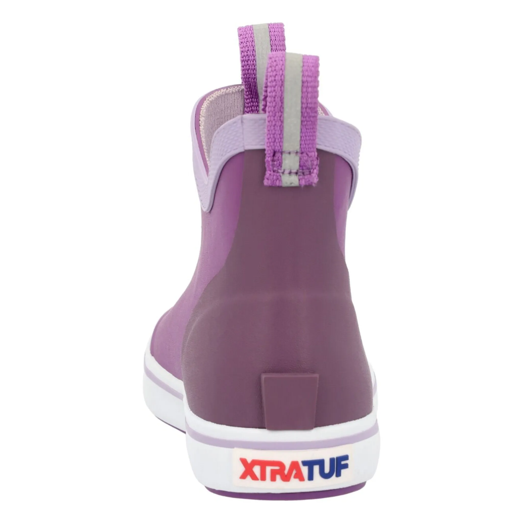 XTRATUF LITTLE KIDS DEWBERRY/PURPLE GUMDROP ANKE DECK BOOTS - XKAB500C